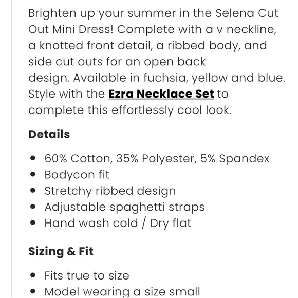 AMERICAN THREADS💙pastel blue ribbed Selena Cut Out Mini Dress - Picture 11 of 11